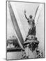 Statue in the Place de La Republique-Loomis Dean-Mounted Photographic Print