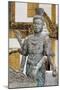 Statue in Wat Leu Temple, Sihanoukville Port, Sihanouk Province, Cambodia, Indochina-Richard Cummins-Mounted Photographic Print