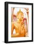 Statue, Karon Beach, Buddhist Temple, Phuket Island, Phuket, Thailand, Southeast Asia, Asia-Andrew Stewart-Framed Photographic Print