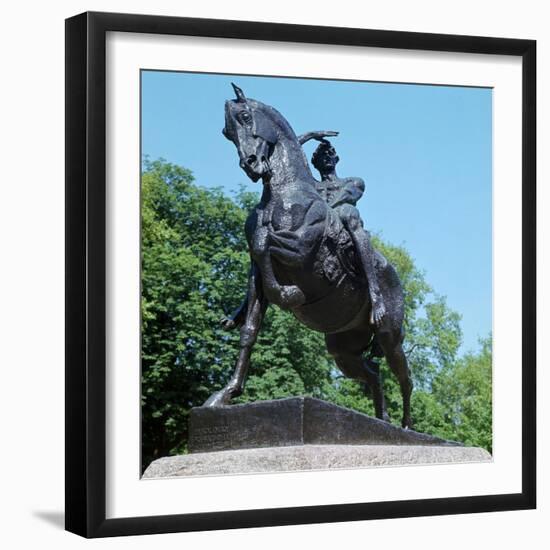 Statue known as Physical Energy, 1900s-George Frederick Watts-Framed Giclee Print