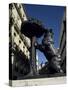 Statue of a Bear, Emblem of Madrid, Plaza Puerto Del Sol, Madrid, Spain-Christopher Rennie-Stretched Canvas