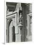 Statue of a Boy Scholar Beside the Door, Hamlet of Ratcliff Schools, Stepney, London, 1945-null-Framed Photographic Print