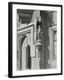 Statue of a Boy Scholar Beside the Door, Hamlet of Ratcliff Schools, Stepney, London, 1945-null-Framed Photographic Print