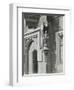 Statue of a Boy Scholar Beside the Door, Hamlet of Ratcliff Schools, Stepney, London, 1945-null-Framed Photographic Print