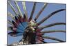 Statue of a Chichimeque Indian Dancer, near the Independence Square, Queretaro, Mexico. Detail of T-null-Mounted Giclee Print