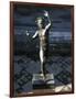 Statue of a Dancing Faun, Bronze, House of the Faun, Pompeii-null-Framed Photographic Print