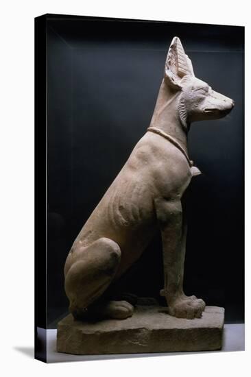 Statue of a Dog, Mesopotamia, circa 5000-1000 BC-null-Stretched Canvas