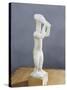 Statue of a Double Flute Player, from the Island of Keros, Greece-null-Stretched Canvas