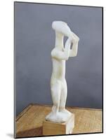 Statue of a Double Flute Player, from the Island of Keros, Greece-null-Mounted Giclee Print