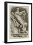 Statue of a Gaulish Warrior on the Warriors' Gate, Antwerp-null-Framed Giclee Print