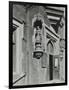 Statue of a Girl Scholar Beside the Door, Hamlet of Ratcliff Schools, Stepney, London, 1945-null-Framed Photographic Print