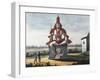 Statue of a Hindu Evil Genie, 1828-null-Framed Giclee Print