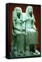 Statue of a Husband and Wife, Egyptian, 18th Dynasty-null-Framed Stretched Canvas