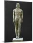 Statue of a Kouros, Ascribed to Myron, Marble (6th BCE)-Myron-Mounted Giclee Print