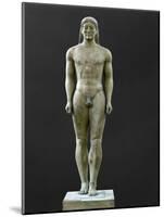 Statue of a Kouros, Ascribed to Myron, Marble (6th BCE)-Myron-Mounted Giclee Print