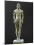 Statue of a Kouros, Ascribed to Myron, Marble (6th BCE)-Myron-Mounted Giclee Print