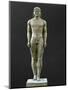 Statue of a Kouros, Ascribed to Myron, Marble (6th BCE)-Myron-Mounted Giclee Print