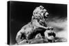 Statue of a Lion, City Gates, Arles, Provence, France-Simon Marsden-Stretched Canvas