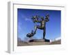 Statue of a Man and Babies, Frogner Park, Oslo, Norway, Scandinavia, Europe-Hart Kim-Framed Photographic Print