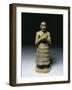 Statue of a Man Praying, Artefact from Mari-null-Framed Giclee Print