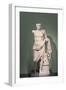 Statue of a Roman Commander in Hellenistic Style, Between 90 and 70 BC, National Museum of Rome-null-Framed Giclee Print