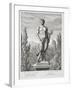 Statue of a Satyr Holding Grapes, Versailles, 1672, Vues et Plans de Versailles, c.1672-89-Jean Lepautre-Framed Giclee Print