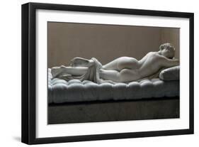 Statue of a sleeping Hermaphrodite, Artist: Unknown-Unknown-Framed Giclee Print