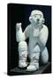 Statue of a Standard Bearer Originating from Chichen Itza-null-Stretched Canvas