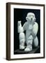 Statue of a Standard Bearer Originating from Chichen Itza-null-Framed Giclee Print