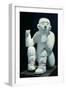 Statue of a Standard Bearer Originating from Chichen Itza-null-Framed Giclee Print