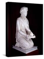 Statue of a Vestal Virgin-Raffaello Monti-Stretched Canvas