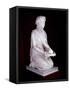 Statue of a Vestal Virgin-Raffaello Monti-Framed Stretched Canvas