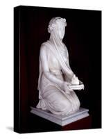 Statue of a Vestal Virgin-Raffaello Monti-Stretched Canvas