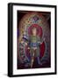 Statue of a Warrior Inside the Wooden Pagoda of Yingxian-null-Framed Giclee Print