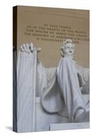 Statue of Abe Lincoln-Hofmeester-Stretched Canvas