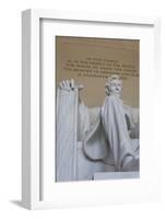 Statue of Abe Lincoln-Hofmeester-Framed Photographic Print