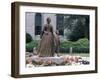 Statue of Abigail Adams with Son John Quincy Adams, Outside Adams Family's Church, Quincy, MA-null-Framed Photographic Print