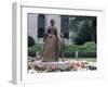 Statue of Abigail Adams with Son John Quincy Adams, Outside Adams Family's Church, Quincy, MA-null-Framed Photographic Print