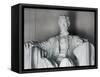 Statue of Abraham Lincoln at the Lincoln Memorial, Washington, D.C., USA-Dennis Flaherty-Framed Stretched Canvas