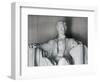 Statue of Abraham Lincoln at the Lincoln Memorial, Washington, D.C., USA-Dennis Flaherty-Framed Photographic Print