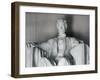 Statue of Abraham Lincoln at the Lincoln Memorial, Washington, D.C., USA-Dennis Flaherty-Framed Photographic Print