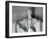 Statue of Abraham Lincoln at the Lincoln Memorial, Washington, D.C., USA-Dennis Flaherty-Framed Photographic Print