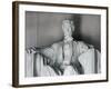 Statue of Abraham Lincoln at the Lincoln Memorial, Washington, D.C., USA-Dennis Flaherty-Framed Photographic Print