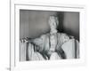 Statue of Abraham Lincoln at the Lincoln Memorial, Washington, D.C., USA-Dennis Flaherty-Framed Photographic Print