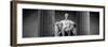 Statue of Abraham Lincoln in a Memorial, Lincoln Memorial, Washington DC, USA-null-Framed Photographic Print