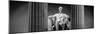 Statue of Abraham Lincoln in a Memorial, Lincoln Memorial, Washington DC, USA-null-Mounted Photographic Print