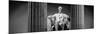 Statue of Abraham Lincoln in a Memorial, Lincoln Memorial, Washington DC, USA-null-Mounted Photographic Print