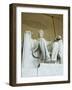 Statue of Abraham Lincoln in the Lincoln Memorial, Washington D.C., USA-Robert Harding-Framed Photographic Print