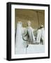 Statue of Abraham Lincoln in the Lincoln Memorial, Washington D.C., USA-Robert Harding-Framed Photographic Print