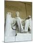 Statue of Abraham Lincoln in the Lincoln Memorial, Washington D.C., USA-Robert Harding-Mounted Photographic Print